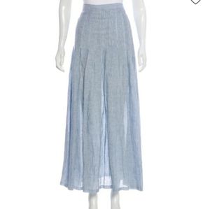 Creatures of Comfort pinstripe voile maxi skirt